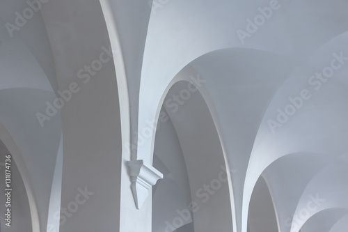 Columns of an old building