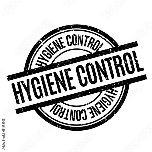 Hygiene Control rubber stamp
