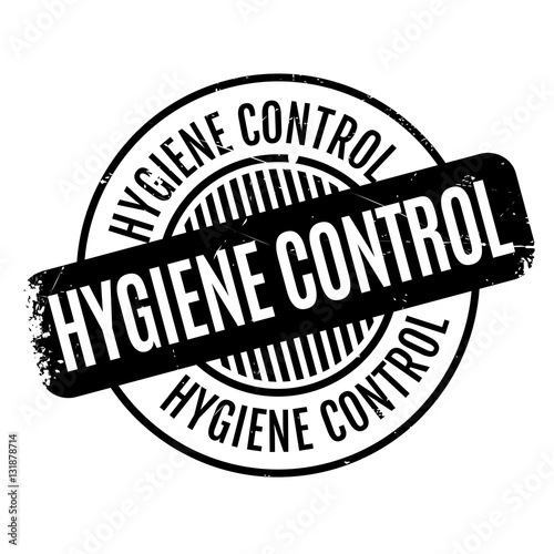 Hygiene Control rubber stamp