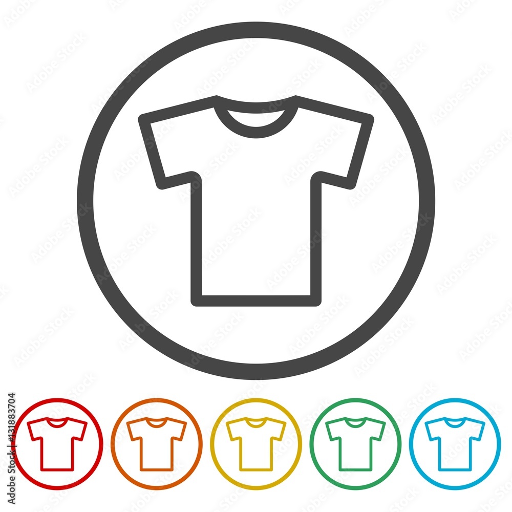 T-shirt vector icon, Vector Blank Tshirt Icon Symbol T-shirt vector icon, Vector Blank Tshirt Icon Symbol