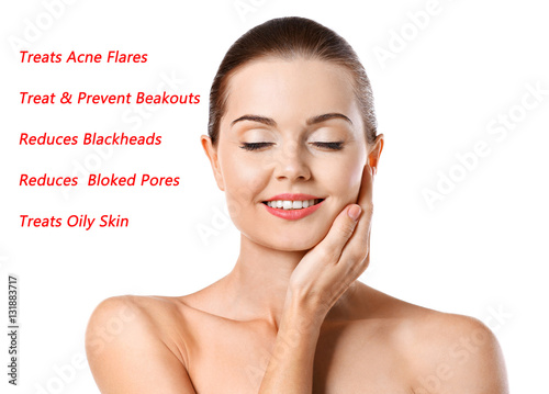 Skin care concept. Young wo...
