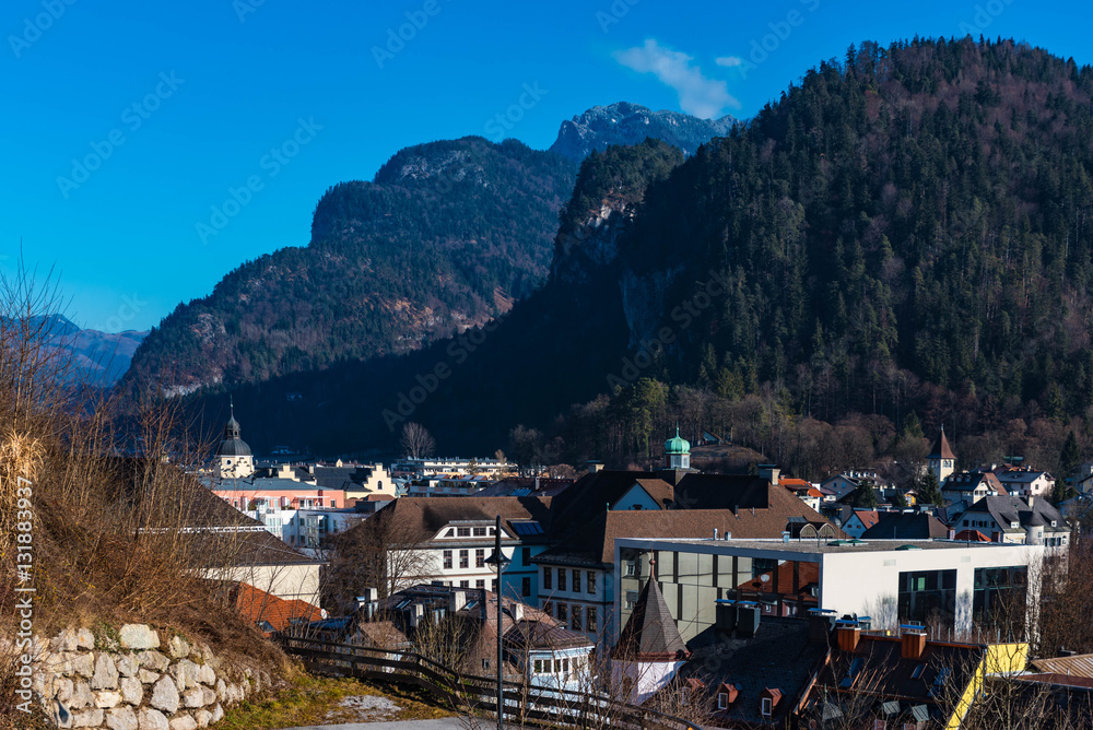 Blick auf Kufstein mit Kaisergebirge