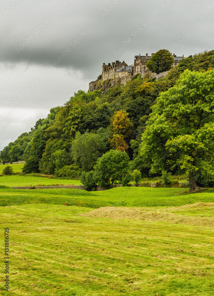 UK, Scotland, View of the Stirling Castle.