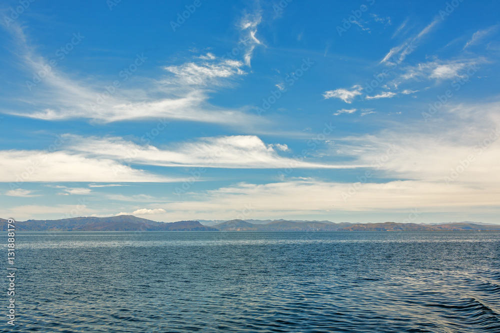 Titicaca (Titiqaqa) is a lake in the Andes on the border of Peru and Bolivia