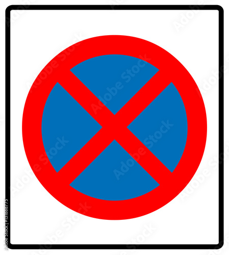 Free Download Clearway sign. Vector illustration - GFXLoad