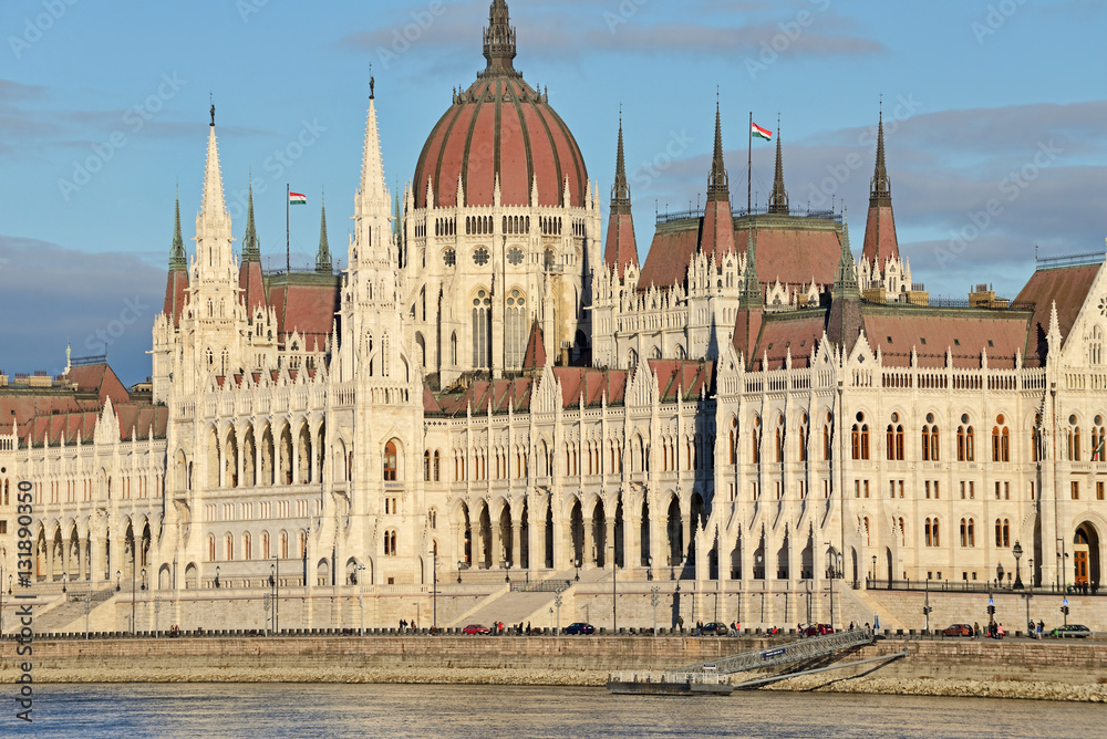Fototapeta premium Hungarian Parliament, Budapest, Hungary