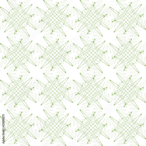Seamless abstract guilloche ornament on white background. Elegant vector pattern illustration for invitations, banknotes, diplomas, certificates, tickets and other papers security or wrapping design 