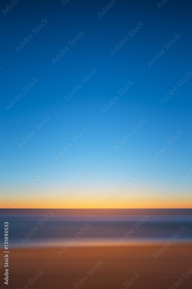 Abstract motion blur of a seascape