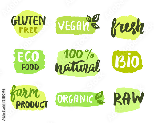 Bio natural food concept.