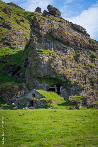 Cave home in Iceland 