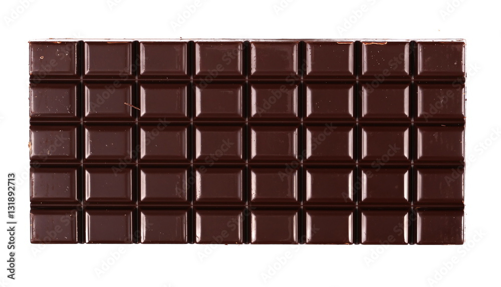 chocolate bars texture, isolated on white background chocolate bars texture, isolated on white background