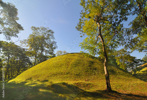 Maidams  - tumuli of the royalty and aristocracy of the medieval Ahom Kingdom  in Assam, India
 photo