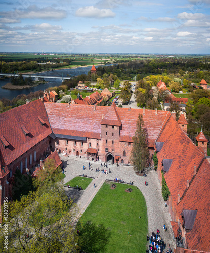 Obraz na płótnie Malbork Castle w salonie