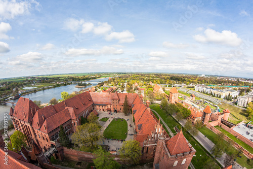 Obraz na płótnie Malbork Castle w salonie