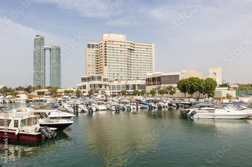 Marina in Abu Dhabi, UAE photo
