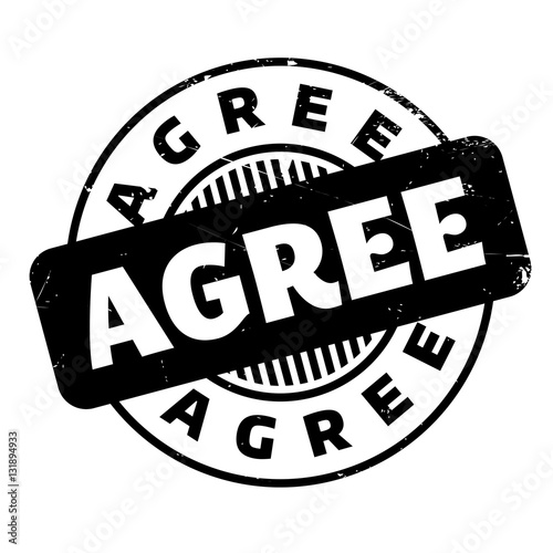 Agree rubber stamp