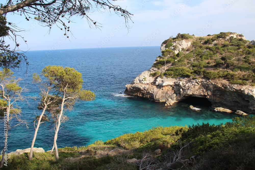 Mallorca Panorama Blick auf Cala des Moro