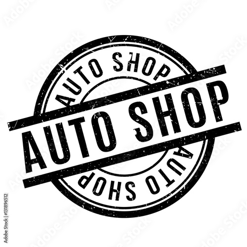Auto Shop rubber stamp
