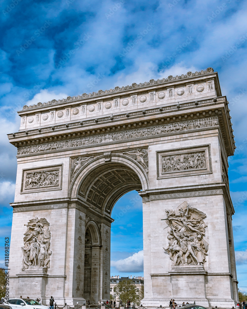 Arc de Triomphe, Champs-Elysees - Paris , France