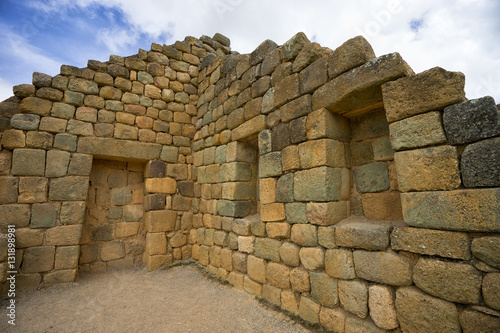 Ingapirca inka ruins in Ecuador