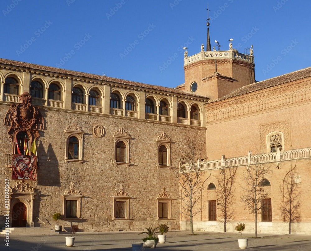 OLD PALACE IN ALCALA DE HENARES MADRID