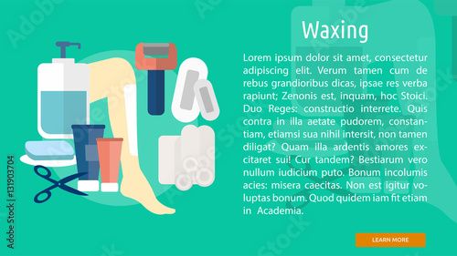 Waxing Conceptual Banner