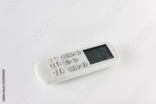 Air condioner remote controll, isolate remote-control on white