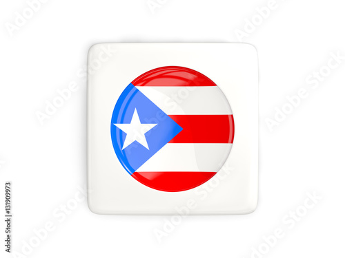 Square button with round flag of puerto rico Free Download Square button with round flag of puerto rico - GFXLoad