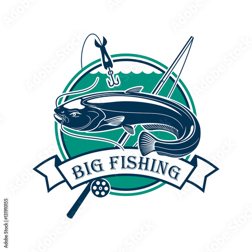 Big Fishing sport club emblem