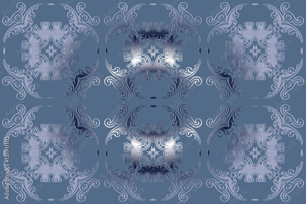 pattern in rococo style, victorian style, in renaissance style, in ...