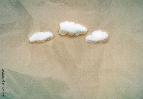 The sky on paper texture
