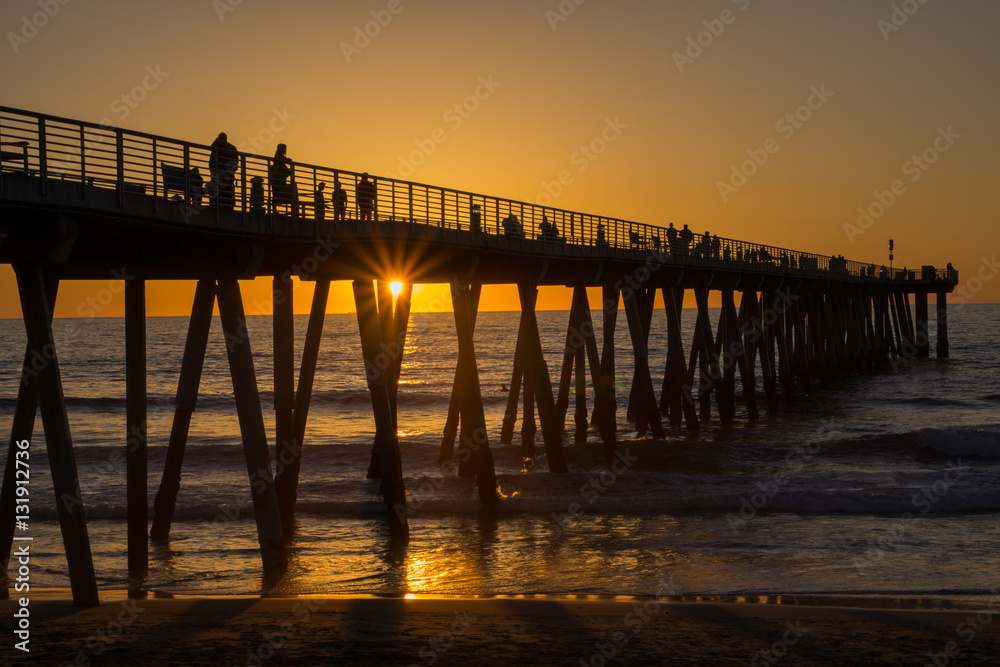 Sunset, Hermosa Beach Pier