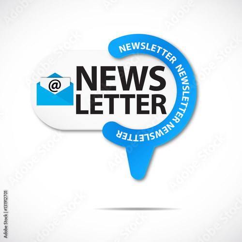 épingle bouton web : newsletter