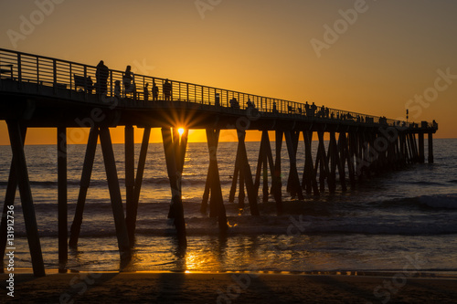 Sunset  Hermosa Beach Pier