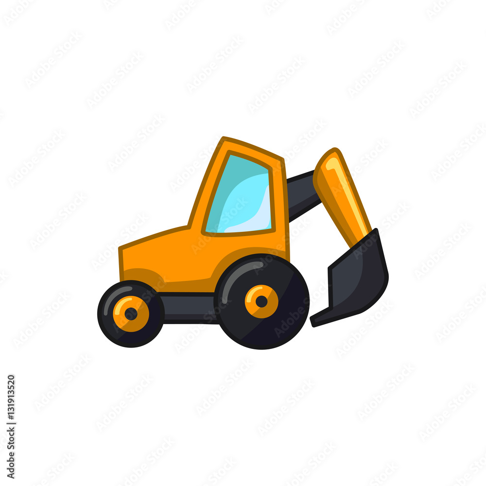 excavator icon illustration