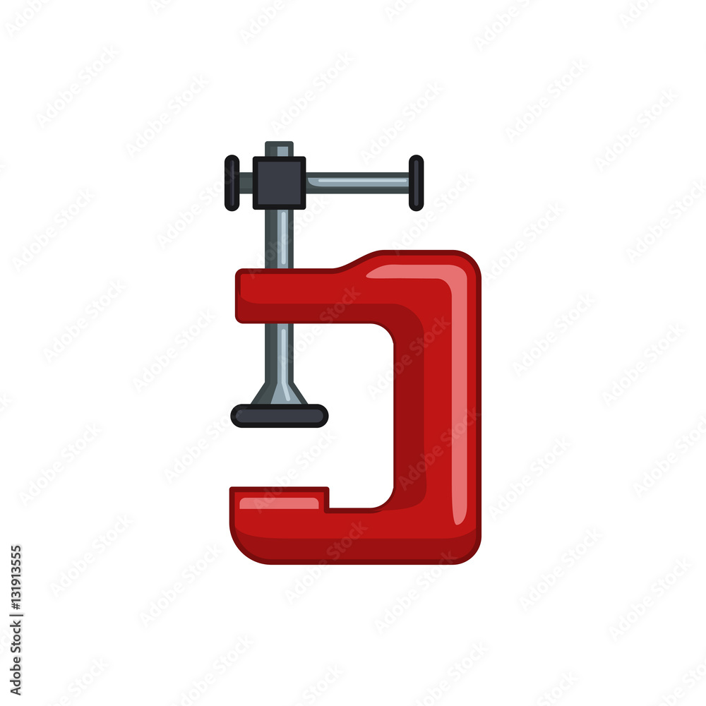 vice clamp icon illustration vice clamp icon illustration