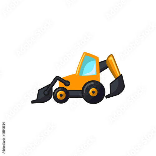 excavator icon illustration
