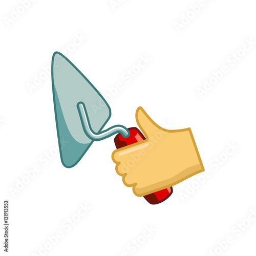 trowel icon illustration