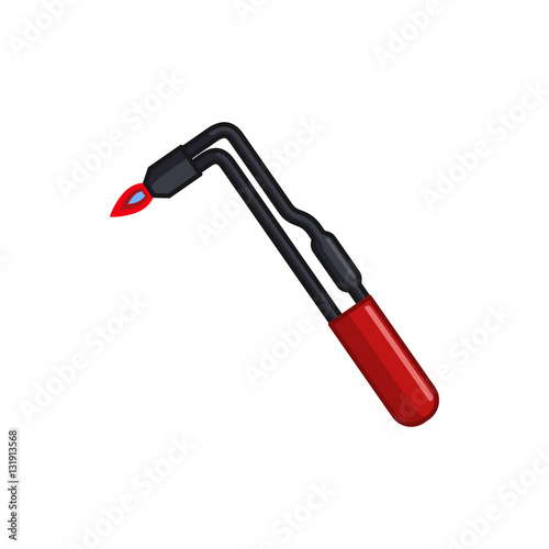 blowtorch  icon illustration