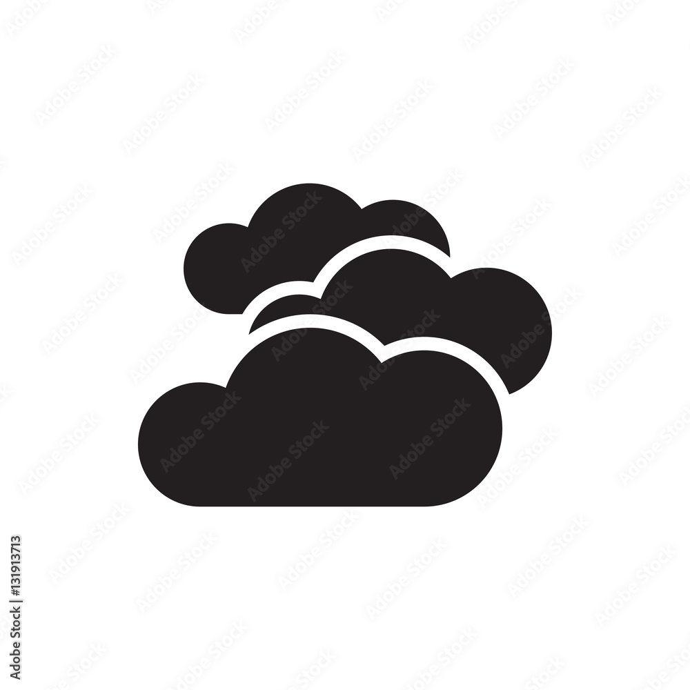 cloudy weather icon cloudy weather icon