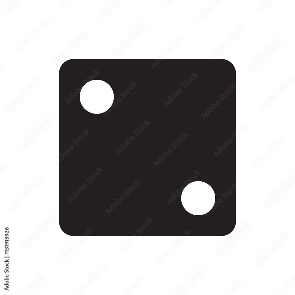 Dice icon illustration Dice icon illustration