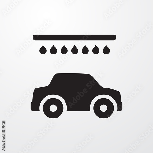 car wash icon illustration