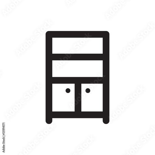 wardrobe icon illustration