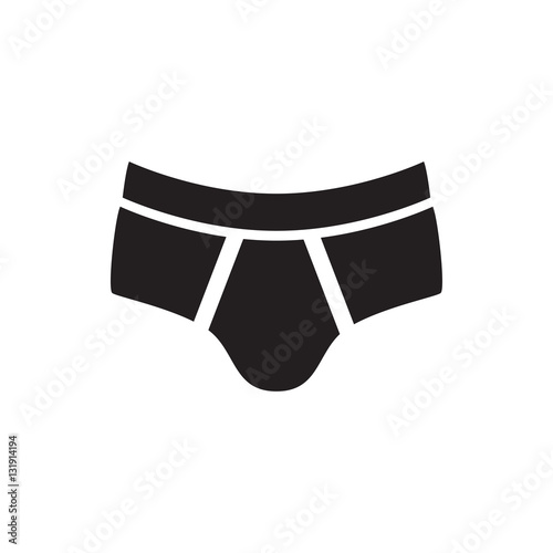 man underwear icon illustration