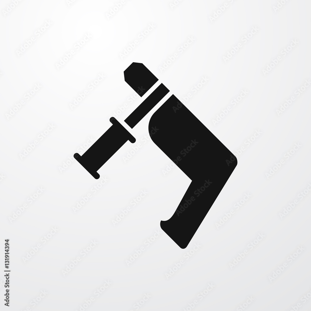 nail gun icon illustration nail gun icon illustration