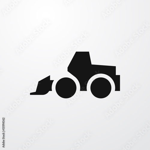 excavator icon illustration
