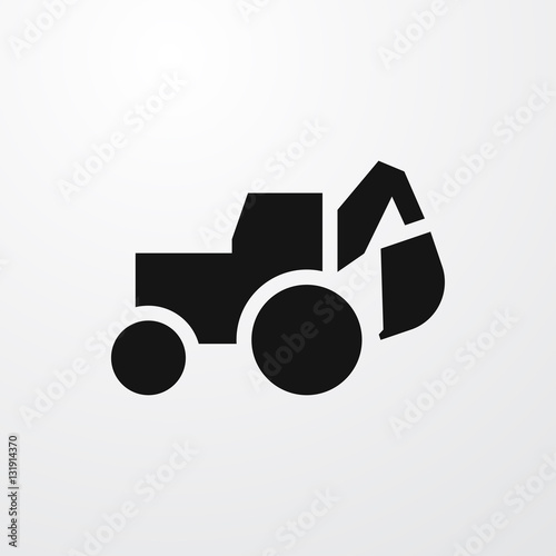 excavator icon illustration