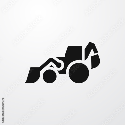 excavator icon illustration