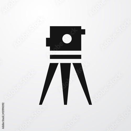 theodolite icon illustration