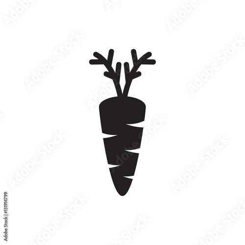 carrot icon illustration